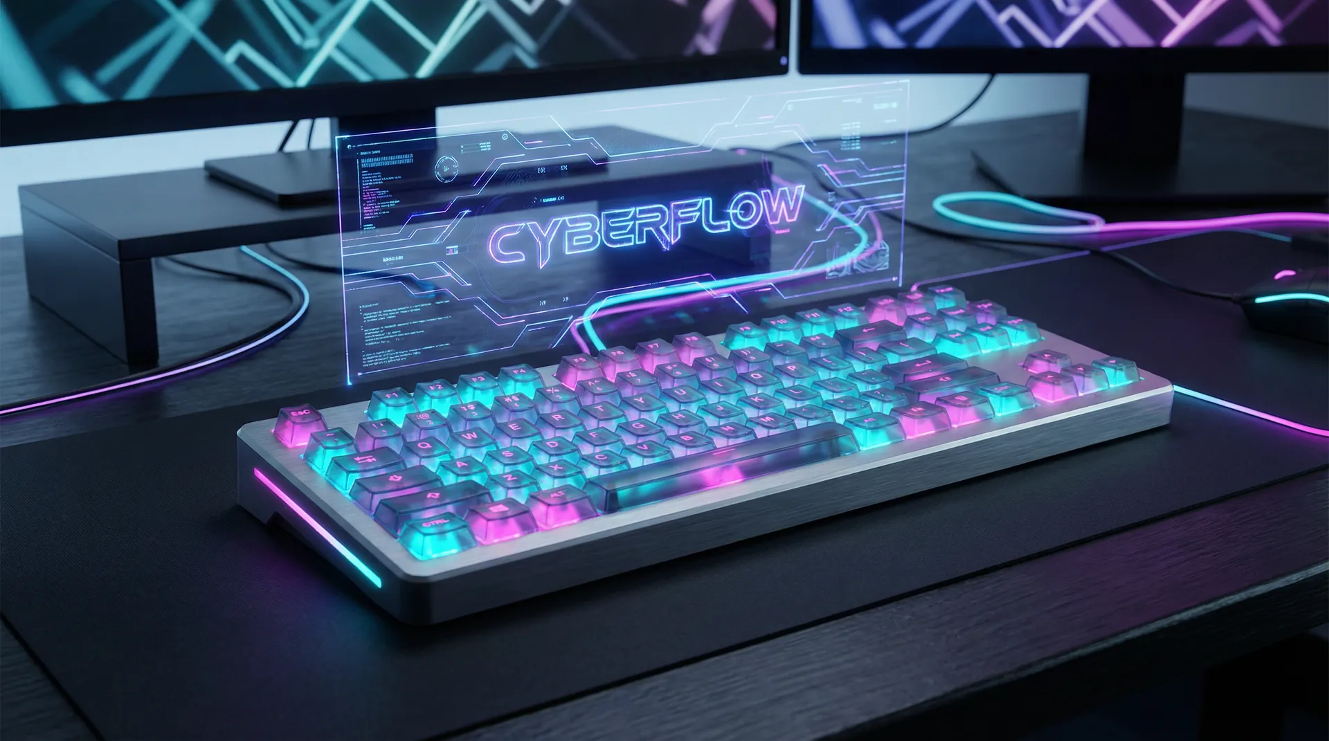 赛博朋克风格机械键盘 - 雷竞技 外设评测