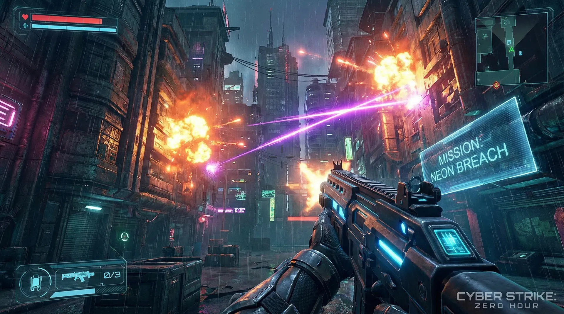 废墟城区实战截图 - 雷竞技 FPS攻略